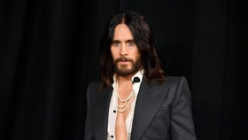 LAS VEGAS, NEVADA - APRIL 03: Jared Leto attends CinemaCon 2025- Walt Disney Studios Invites you to its 2025 presentation highlighting its upcoming release schedule at The Colosseum at Caesars Palace during CinemaCon, the official convention of Cinem