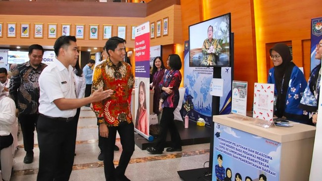 Kemendagri menggelar workshop Pelatihan dan Beasiswa Luar Negeri bagi Pegawai Negeri Sipil (PNS) di lingkungan Kemendagri dan Pemerintah Daerah (Pemda) yang diselenggarakan Pusat Fasilitasi Kerja Sama (Fasker) Kemendagri