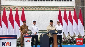 Prabowo Inaugurates Revitalized Semarang Tawang Station