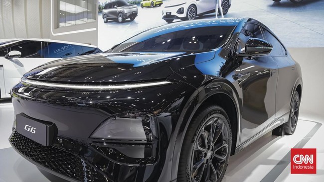 XPeng G6 Pro dan XPeng New X9 dihadirkan pada ajang Gaikindo Indonesia International Auto Show (GIIAS) 2026 di Indonesia Convention Exhibition (ICE) BSD, Serpong, Kabupaten Tangerang, Banten, Rabu (29/7/2026). CNN Indonesia/Adhi Wicaksono.
