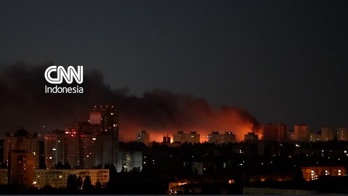 Ukraina Membara Akibat Bombardir Rudal Rusia
