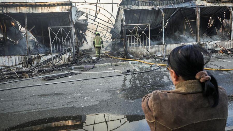 UKRAINE-CRISIS/ATTACK-KYIV