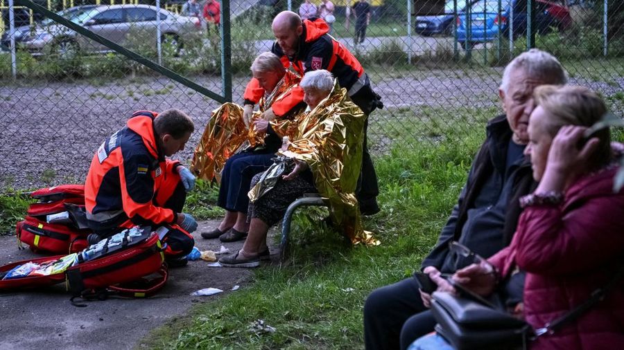 UKRAINE-CRISIS/ATTACK-LVIV