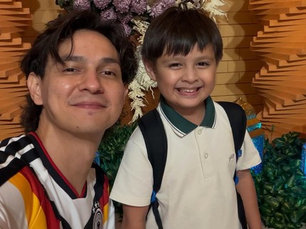 Potret Benjamin Anak Marcell Darwin, Warisi Wajah Bule Sang Ayah