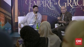 Sesi Talkshow bersama Ivan Gunawan, dalam rangkaian Islamic Travel Connect di Mosaic Walk Mall Kota Kasablanka. Jakarta, Jumat (31/07/2026). CNN Indonesia/Adi Ibrahim
