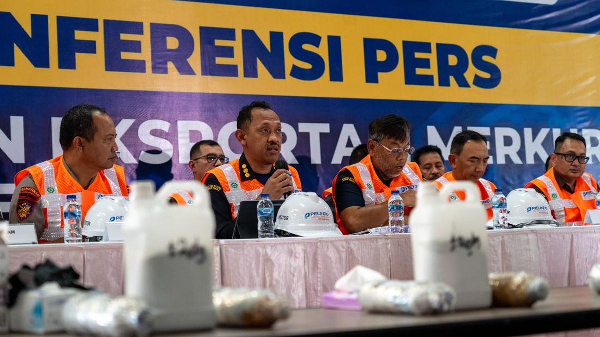 Ekspor Ilegal Merkuri 3,4 Ton Senilai Rp17,5 M Digagalkan di Surabaya
