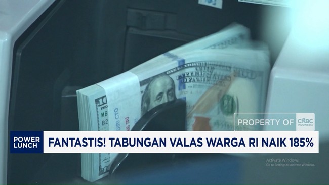 Video: Fantastis! Tabungan Valas Warga RI Naik 185%