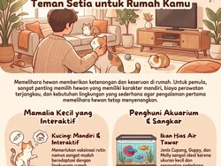 Infografis: 6 Hewan Peliharaan yang Mudah Perawatannya