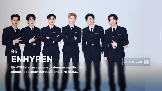 INTIP: 7 Idol Kpop Comeback Agustus 2026
