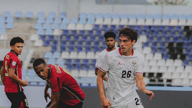 Timnas Indonesia mengalahkan Timor Leste dalam laga lanjutan Piala AFF 2026. (@Timnas Indonesia)