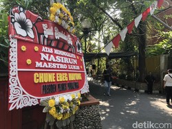 Suasana Rumah Duka Perupa Nasirun di Bantul