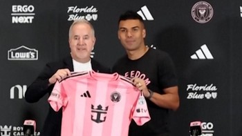 Mantan pemain Manchester United, Casemiro bergabung dengan Inter Miami.