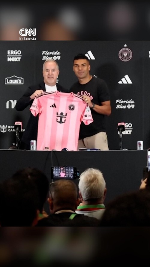 Mantan pemain Manchester United, Casemiro bergabung dengan Inter Miami.