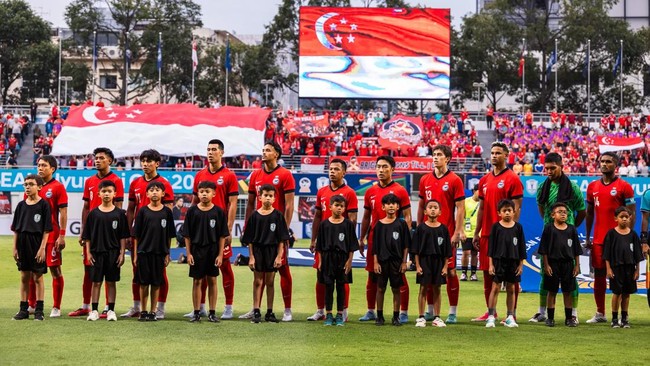 Gavin Lee kecewa usai Singapura gagal kalahkan Vietnam di Piala AFF 2026.
