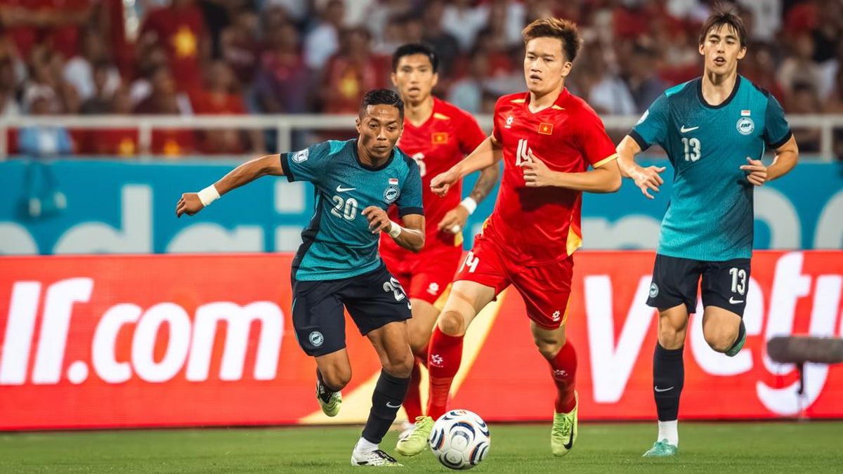 Imbangi Vietnam, Bekal Penting Singapura Tantang Timnas Indonesia