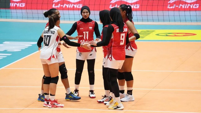Timnas Voli Putri Indonesia kalah dari Thailand di SEA V Cup 2026.