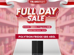 Ada Diskon Gede Kulkas Side by Side Polytron di Transmart Full Day Sale