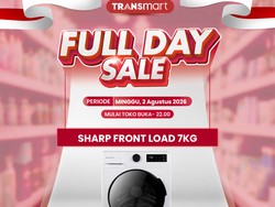 Mesin Cuci Front Load 7KG Hanya Rp 4 Jutaan di Transmart Full Day Sale
