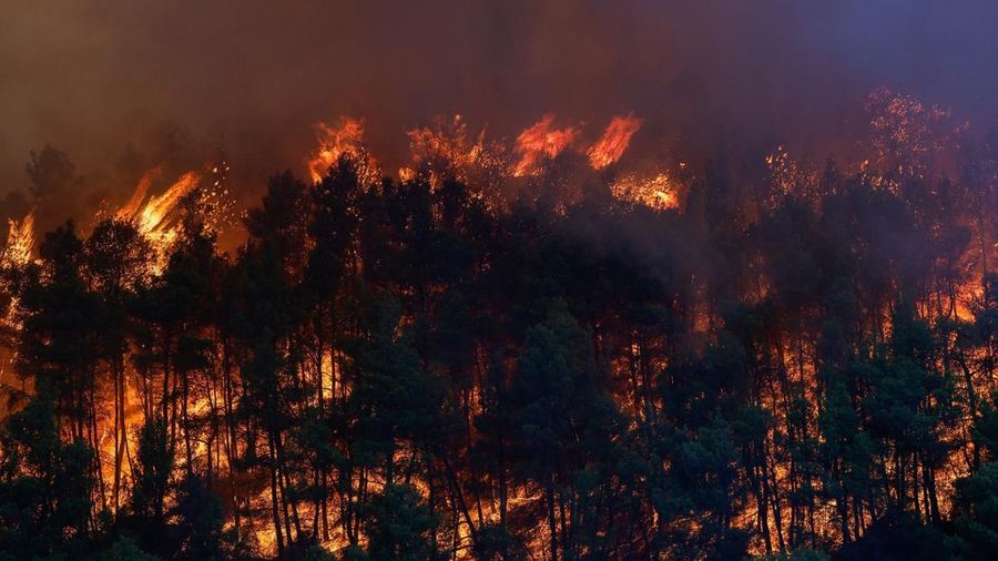 EUROPE-WEATHER/GREECE-WILDFIRES