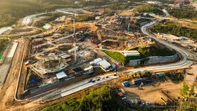 Hingga 29 Juli, perkembangan fisik pembangunan gedung telah mencapai 12,41 persen seiring pengembangan kawasan yudikatif di Kawasan Inti Pusat Pemerintahan.