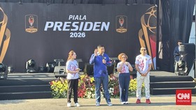 Ketua SC Piala Presiden Maruarar Sirait. CNNIndonesia/Farid