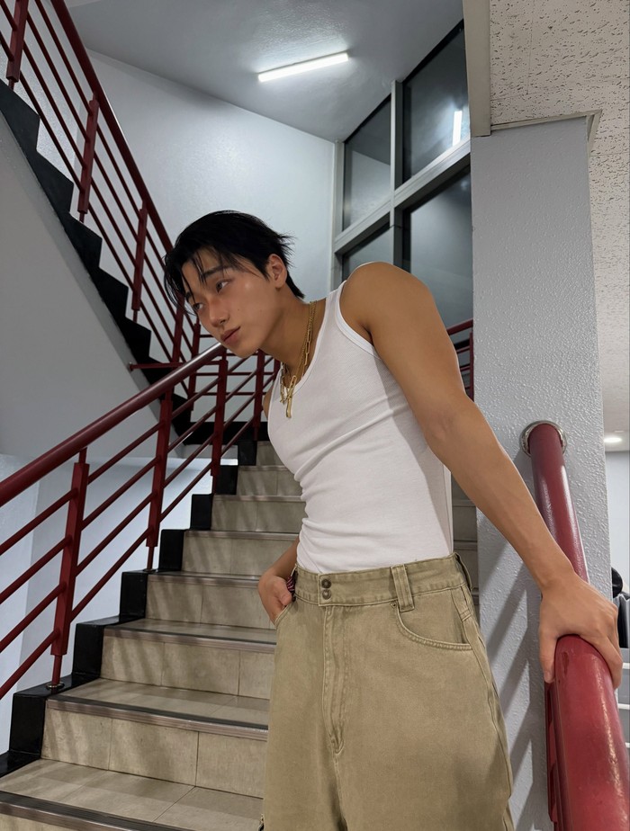 Tidak dapat dipungkiri bahwa salah satu hal yang berkontribusi pada kesuksesan &lsquo;BAD&rsquo; ialah gerakan chest pump yang memang bisa dibilang merupakan highlight dari koreografi title track itu sendiri./ Foto: instagram.com/choi3an