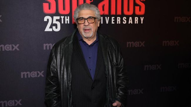 NEW YORK, NEW YORK - JANUARY 10: Vincent Pastore attends HBO's "The Sopranos" 25th Anniversary Celebration on January 10, 2024 at Da Nico Ristorante in New York City.   Michael Loccisano/Getty Images/AFP (Photo by Michael loccisano / GETTY IMAGES NOR