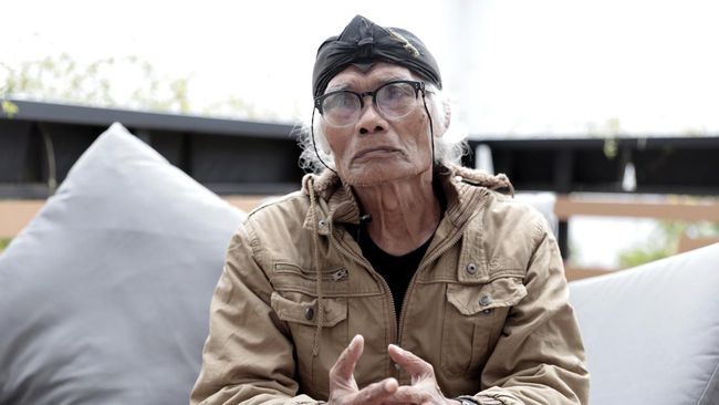 Aktor senior Zainal Abidin atau yang dikenal sebagai Diding Boneng