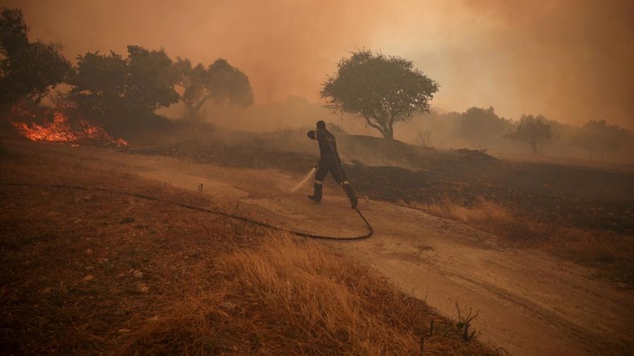 EUROPE-WEATHER/GREECE-WILDFIRES