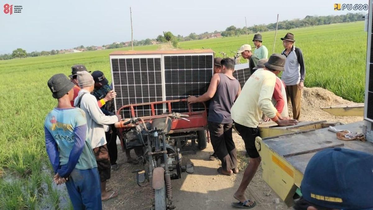Pompa Air Kementerian PU Selamatkan 250 Hektare Sawah di Majalengka