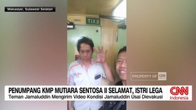 Suasana di rumah Jamaluddin, salah satu sopir yang juga penumpang KMP Mutiara Sentosa II, di Kelurahan Wala-Walaya, Kecamatan Tallo, Makassar, berangsur tenang setelah keluarga menerima kabar bahwa ia selamat.