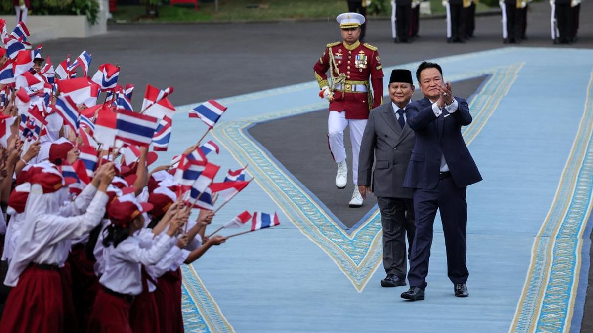 Prabowo Sambut PM Thailand Anutin di Istana Merdeka