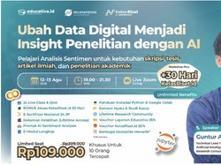 Bingung Olah Data Skripsi? Workshop Analisis Sentimen AI Ini Bisa Jadi Jawabannya