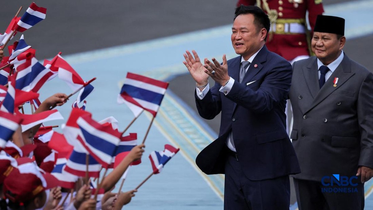 Momen PM Thailand Tiba di Istana Merdeka Bertemu Prabowo