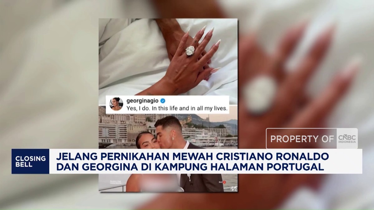 Cristiano Ronaldo dan Georgina Rodriguez Akan Menikah di Portugal