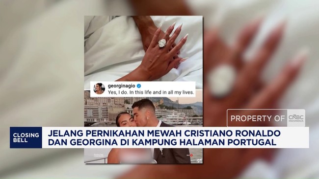 Cristiano Ronaldo dan Georgina Rodriguez Akan Menikah di Portugal