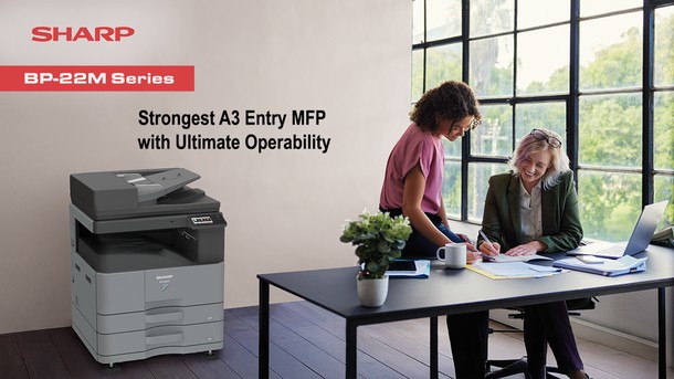 Sharp Luncurkan Seri BP-22M, Standar Baru Printer Multifungsi A3 Mono di Asia