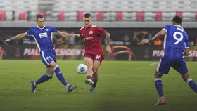 Persija kalah 1-2 dari Persib pada babak semifinal Piala Presiden 2026 di Stadion Kapten I Wayan Dipta, Gianyar, Bali, Selasa (4/8). (Arsip Persija)