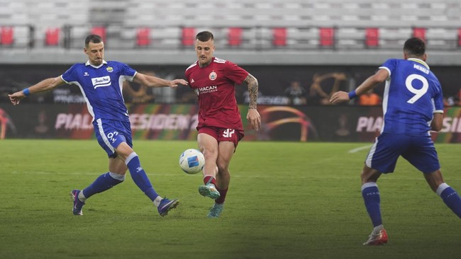 Persija kalah 1-2 dari Persib pada babak semifinal Piala Presiden 2026 di Stadion Kapten I Wayan Dipta, Gianyar, Bali, Selasa (4/8). (Arsip Persija)