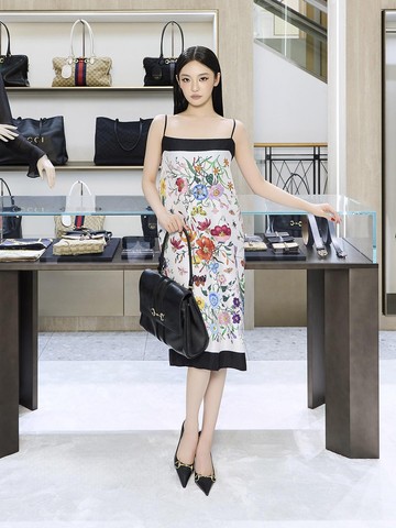 5 Potret Ningning aespa Hadiri Event Gucci di Shinsegae Department Store Gangnam