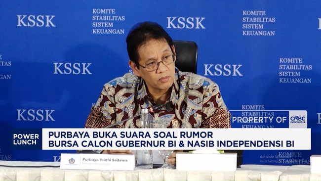 Purbaya Buka Suara Soal Rumor Bursa Calon Gubernur BI