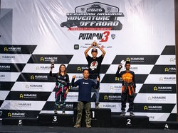 Debut di Kejurnas Pasuruan, Offroader Muda Kalteng Langsung Naik Podium