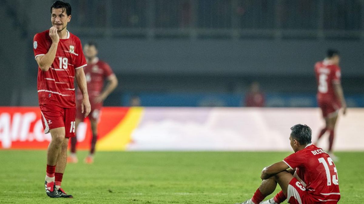 FOTO: Tak Ada Senyum di Timnas Indonesia