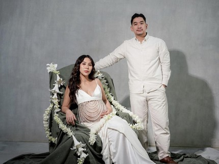 Potret Maternity Shoot Adinda Thomas di Trimester 3, Baby Bump Tampak Sudah Besar