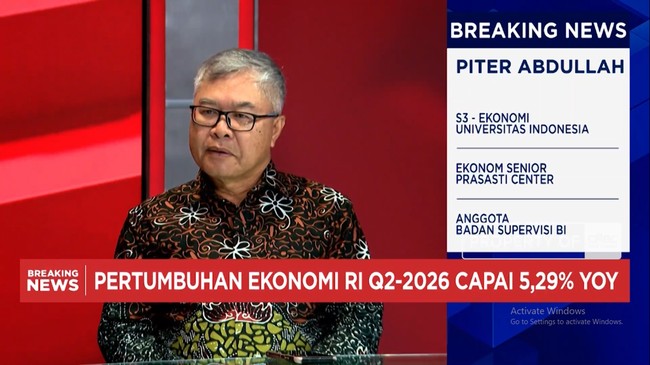 Video:Ekonomi Indonesia Tumbuh 5,29% Kuartal II-2026, Ini Pendorongnya