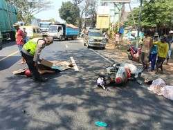 Petaka Maut di Jalan Pantura Tuban Renggut 2 Nyawa Ibu dan Bocah