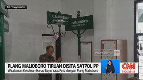 Plang Malioboro Tiruan Disita Satpol PP
