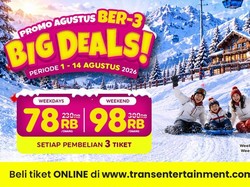Trans Snow World Beri Harga Miring Spesial Agustus Big Deals, Cuma Rp70 Ribuan!