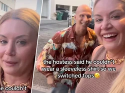 Plot Twist! Pria Ini Tukar Outfit dengan Teman Wanita Demi Masuk Restoran