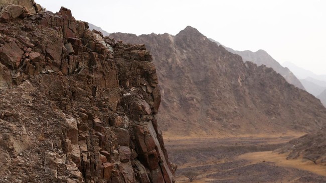 The Hajar Mountains at Wadi Wurayah National Park, in Fujairah, United Arab Emirates, July 16, 2026. REUTERS/Amr Alfiky